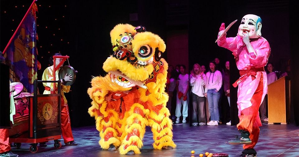 Image related to the post titled: A Lion Dance for Lunar New Year